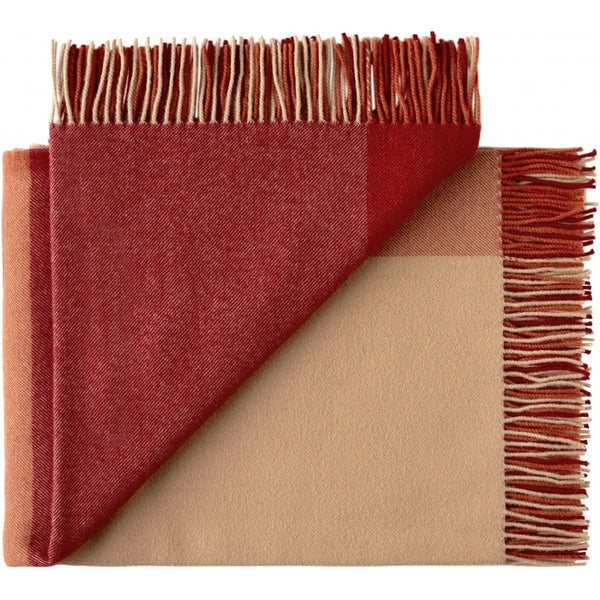 Silkeborg Uldspinderi ApS Miami 130x190 cm Throw 05310 Warm Vintage Orange