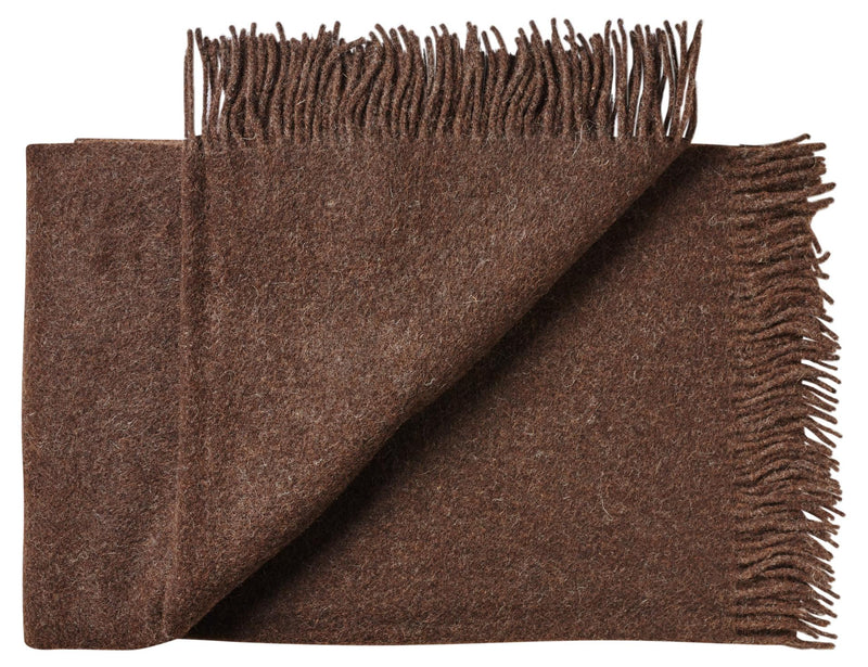 Silkeborg Uldspinderi ApS Oxford Throw 140x240 cm Throw 00410 Dark Brown