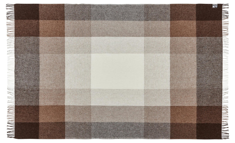 Silkeborg Uldspinderi ApS Oxford 140x240 cm Throw 05104 Shades Brown