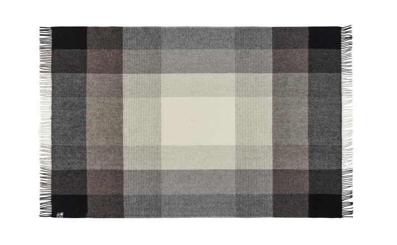 Silkeborg Uldspinderi ApS Oxford Throw 140x240 cm Throw 05304 Dark Grey