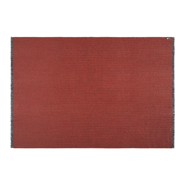 Silkeborg Uldspinderi ApS Pine 130x200 cm Throw 01667 Blue Terracotta