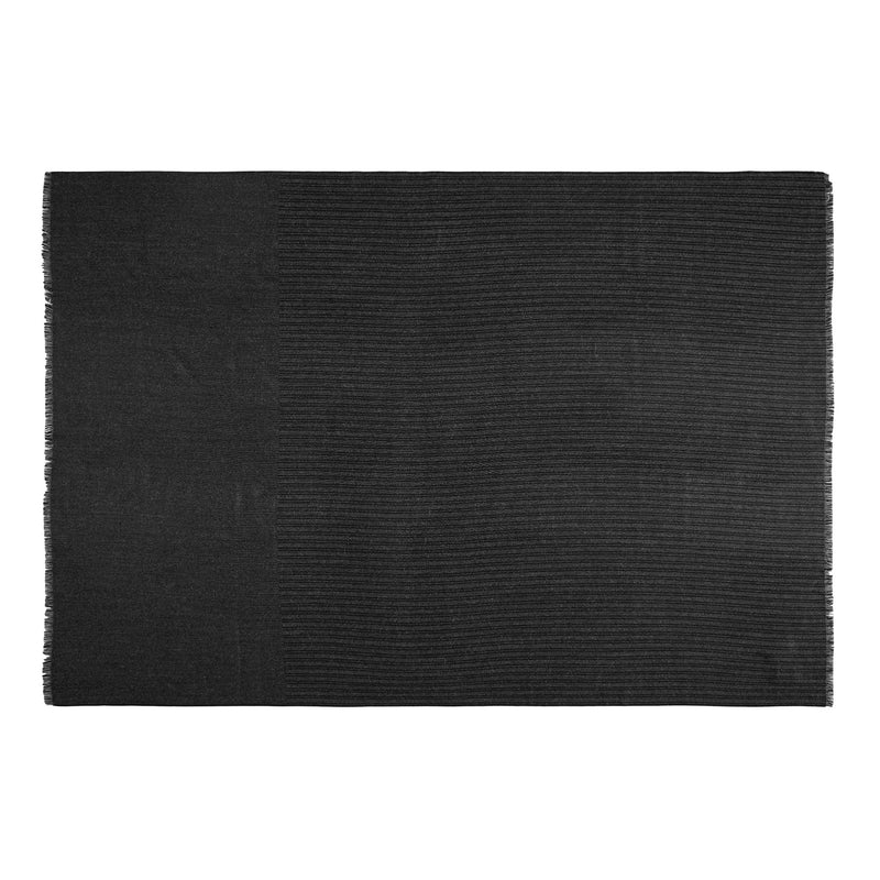 Silkeborg Uldspinderi ApS Pine 130x200 cm Throw 06600 Black & White