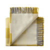 Silkeborg Uldspinderi ApS Plain Beat 130x190 cm Throw 01220 All Yellow