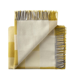 Silkeborg Uldspinderi ApS Plain Beat 130x190 cm Throw 01220 All Yellow