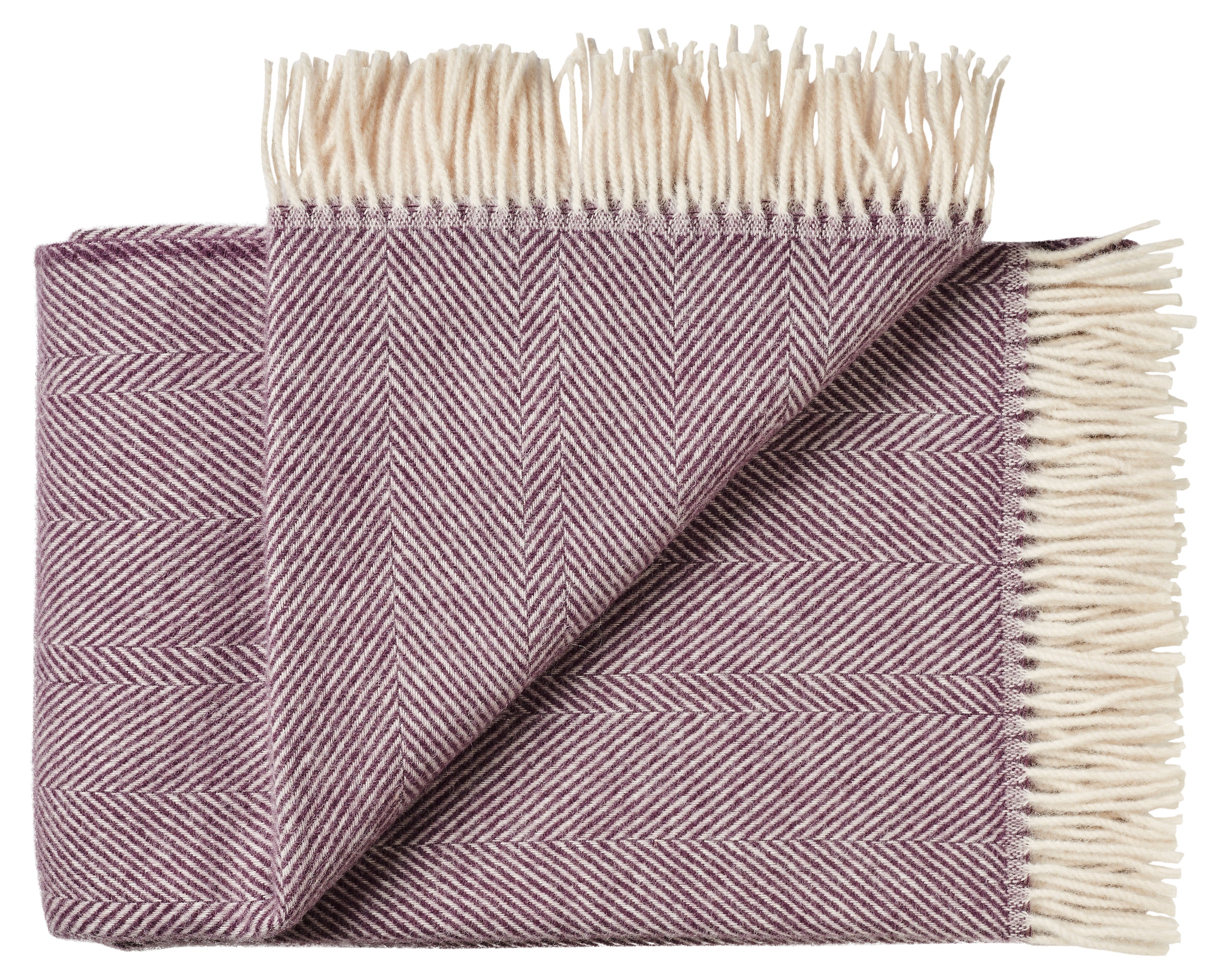 Silkeborg Uldspinderi ApS Rømø 140x240 cm Throw 00187 Purple