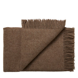 Silkeborg Uldspinderi ApS Samsø 220x260 cm Blanket 00120 Gotland Brown