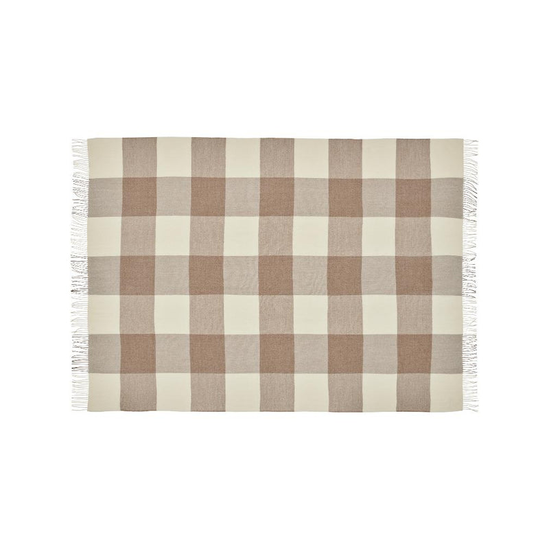 Silkeborg Uldspinderi ApS Santa Fe 130x200 cm Throw 00284 Walnut Brown (0100/0284)