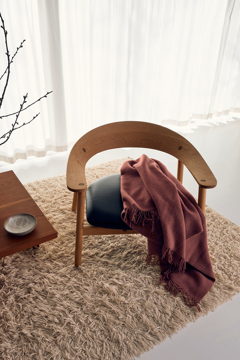 Silkeborg Uldspinderi ApS Season 130x200 cm Throw 03109 Rosewood (03124)