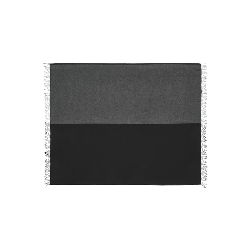 Silkeborg Uldspinderi ApS Secret 130x190 cm - RWS Throw 02201 Granit/Black