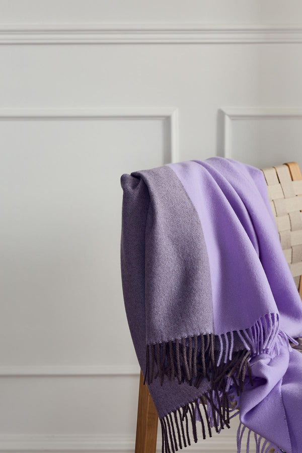 Silkeborg Uldspinderi ApS Secret 130x190 cm - RWS Throw 02208 Clay/Lilac