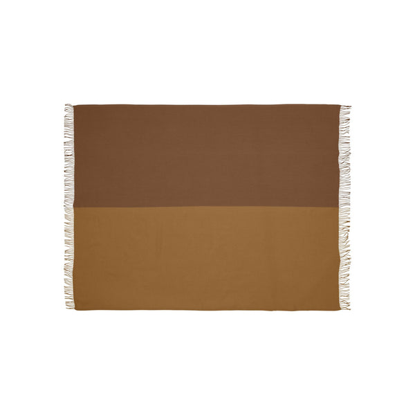 Silkeborg Uldspinderi ApS Secret 130x190 cm - RWS Throw 02214 Ocher/Caramel