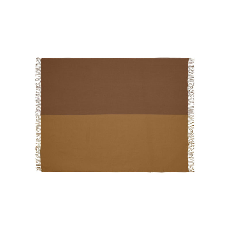 Silkeborg Uldspinderi ApS Secret 130x190 cm - RWS Throw 02214 Ocher/Caramel