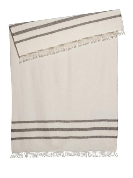 Sejrø 130x200 cm - White Grey – silkeborg-uld.com