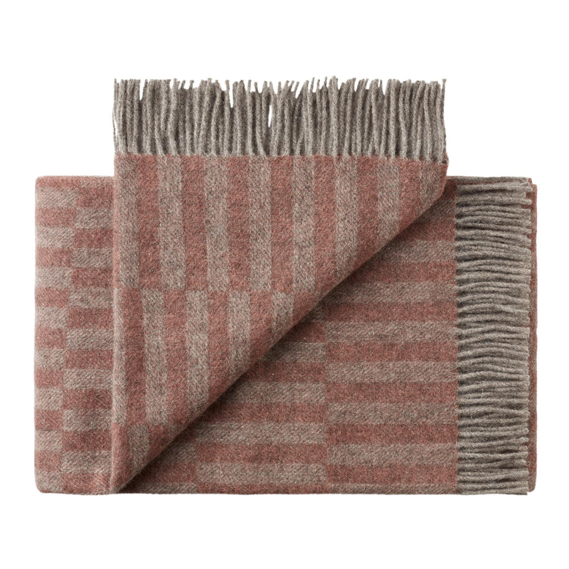 Silkeborg Uldspinderi ApS Stockholm 140x240 cm Throw 00823 Grey Rose