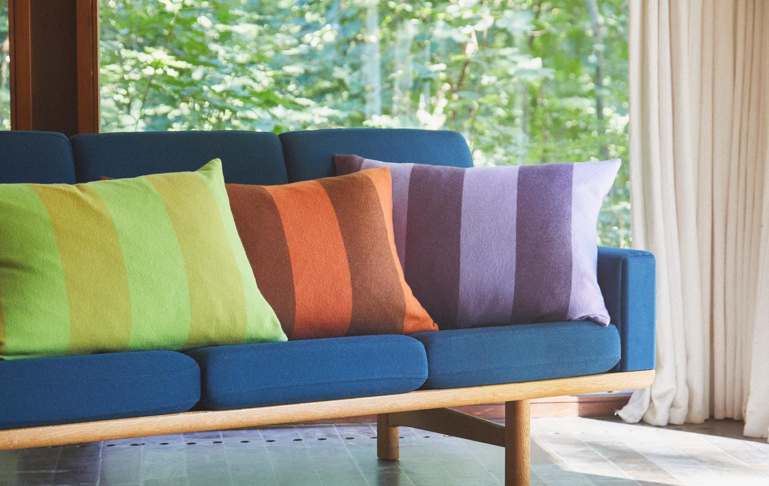 Silkeborg Uldspinderi ApS The Polychrome 50x70 cm Cushion 01001 Orange Brown