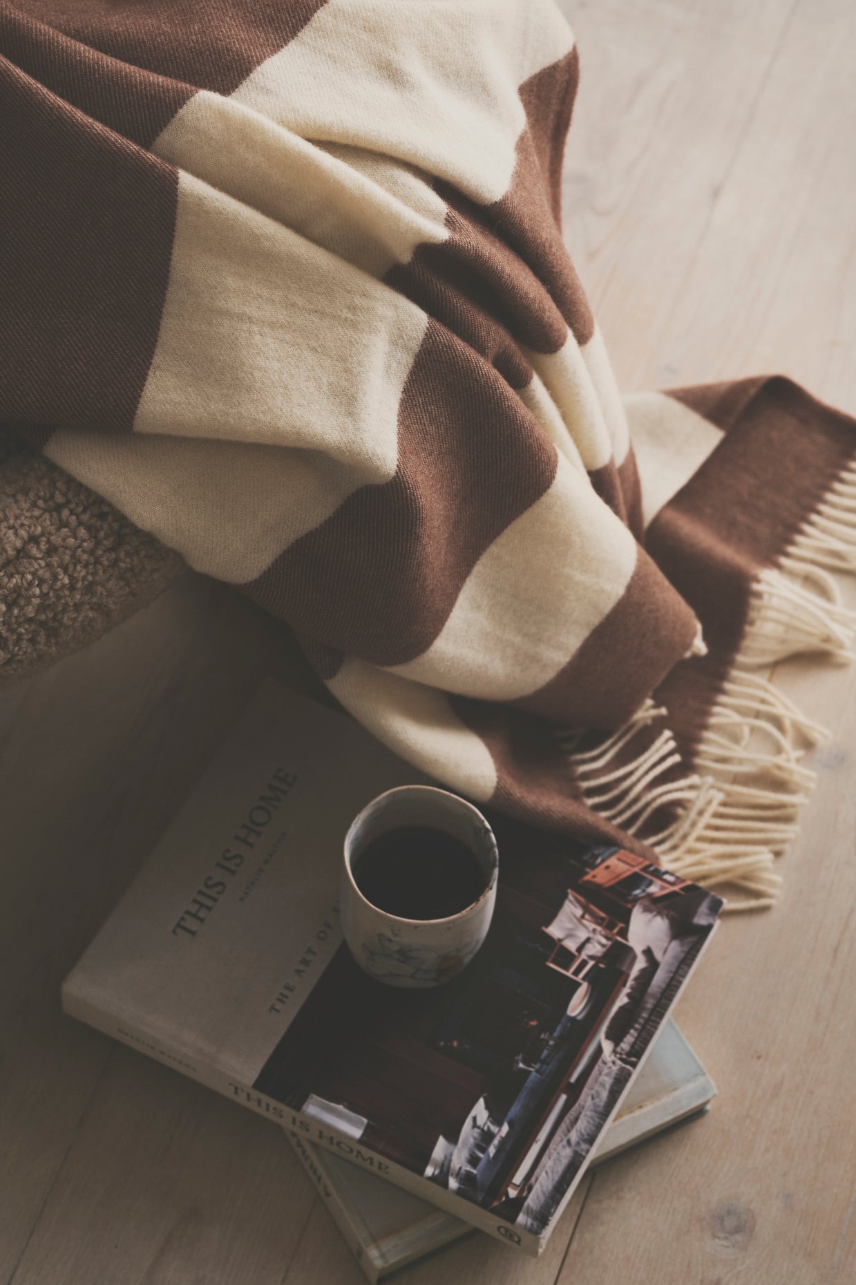 Silkeborg Uldspinderi ApS The Sweater 130x190 cm Throw 05322 Brown