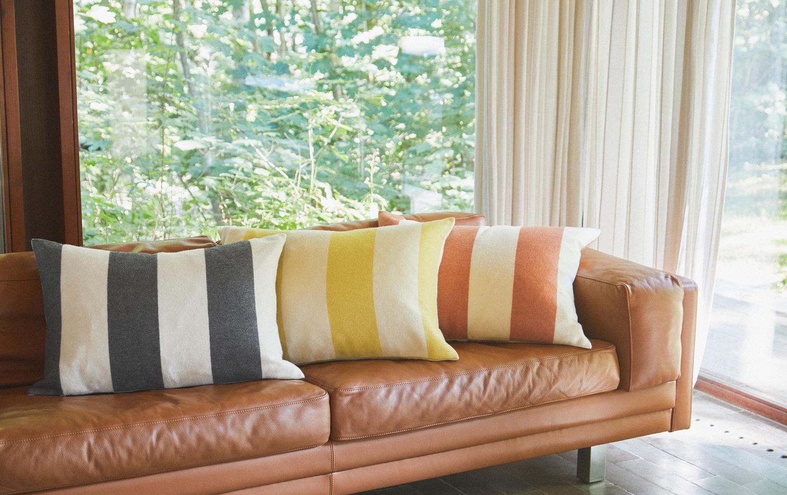 Silkeborg Uldspinderi ApS The Sweater 50x70 cm Cushion 08007 Golden Yellow