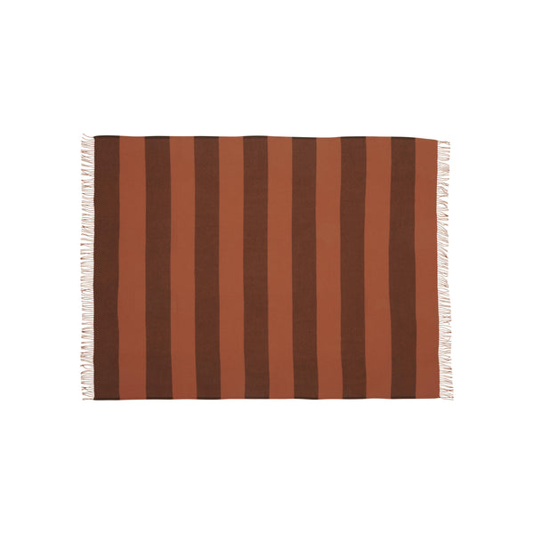 Silkeborg Uldspinderi ApS The Sweater Polychrome Throw 130x190 cm Throw 01001 Orange Brown