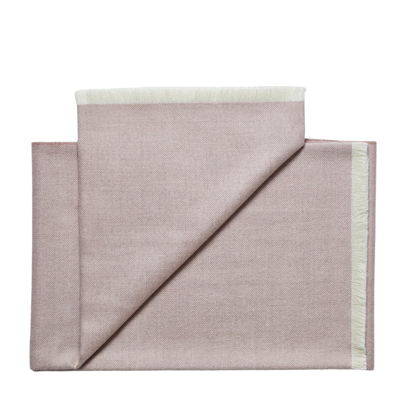 Silkeborg Uldspinderi ApS Trujillo 130x200 cm Throw 01927 Dusty Rose