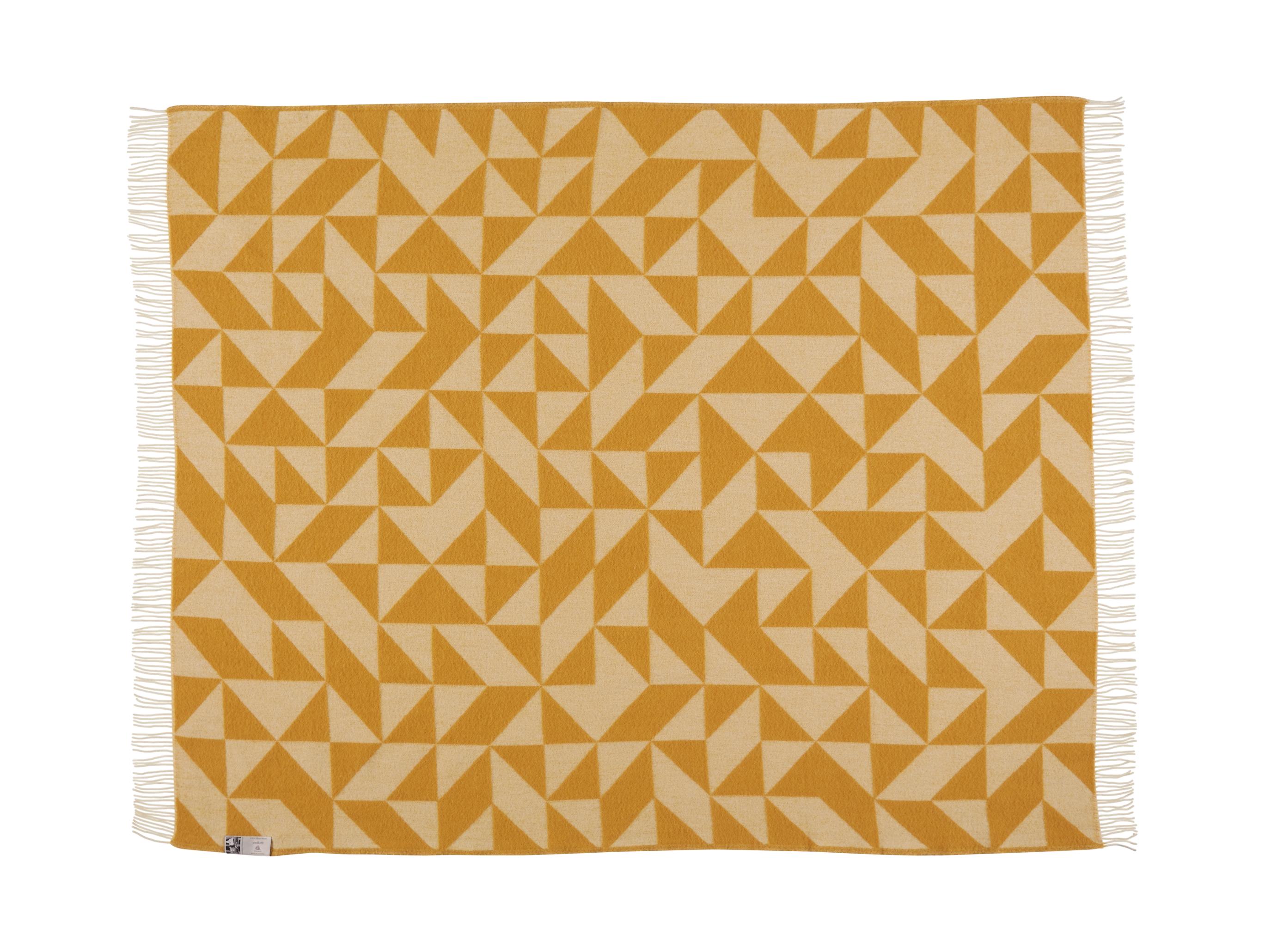 Silkeborg Uldspinderi ApS Twist a Twill 130x190 cm Throw 01176 Corn Yellow