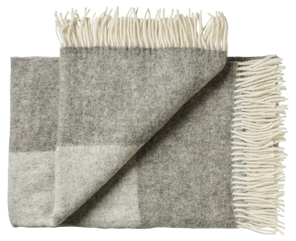 Silkeborg Uldspinderi ApS Venø 220x260 cm Blanket 00111 Light Nordic Grey