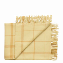 Silkeborg Uldspinderi ApS Warp & Weft 130x190 cm - RWS Throw 02101 Balance - Chamomile/Mustard (17566/17561)