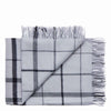 Silkeborg Uldspinderi ApS Warp & Weft 130x190 cm - RWS Throw 02105 Stable - Concrete/Midnight (17511/01467)