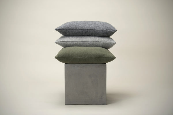 Silkeborg Uldspinderi ApS Athen Cushion 40x40 cm Cushion 0116 Dark Nordic Grey