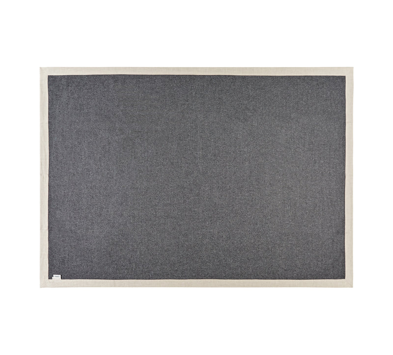 Silkeborg Uldspinderi ApS Mendoza Throw 180x220 cm Blanket 0403 Dark Grey